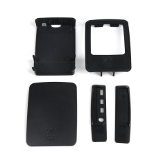 Carca&ccedil;a ABS preta para Raspberry Pi 4B