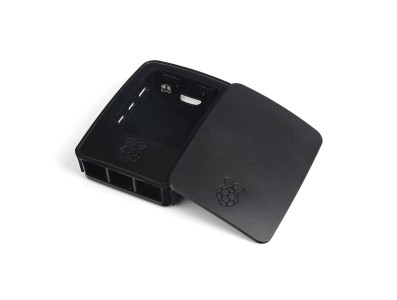 Carca&ccedil;a ABS preta para Raspberry Pi 4B - Imagem 6
