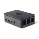 Gabinete em pl&aacute;stico ABS preto com logo para Raspberry Pi 4B - Thumb - 3