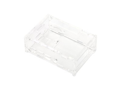 Gabinete acr&iacute;lico transparente para Raspberry Pi 4B com suporte para ventoinhas modelo 3007/3010 - Imagem 2