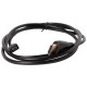 Cabo Micro HDMI para HDMI 1,5 m preto com condutor em a&ccedil;o revestido de cobre para Raspberry Pi 4B/Pi 5 - Thumb - 2