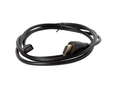 Cabo Micro HDMI para HDMI 1,5 m preto com condutor em a&ccedil;o revestido de cobre para Raspberry Pi 4B/Pi 5 - Imagem 2
