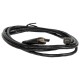 Cabo Micro HDMI para HDMI 1,8 m Preto em A&ccedil;o Revestido de Cobre para Raspberry Pi 4B - Thumb - 5