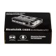 Gabinete em alum&iacute;nio preto com dupla ventoinha para Raspberry Pi 4B - Thumb - 2