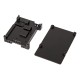 Gabinete em alum&iacute;nio preto com dupla ventoinha para Raspberry Pi 4B - Thumb - 5