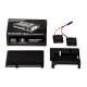 Gabinete em alum&iacute;nio preto com dupla ventoinha para Raspberry Pi 4B - Thumb - 6