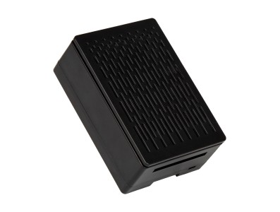 Gabinete ABS preto para Raspberry Pi 4B compat&iacute;vel com instala&ccedil;&atilde;o de ventoinhas 3010/3007 e tela touch 3,5 polegadas - Imagem 1