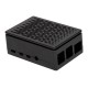 Gabinete ABS preto para Raspberry Pi 4B compat&iacute;vel com instala&ccedil;&atilde;o de ventoinhas 3010/3007 e tela touch 3,5 polegadas - Thumb - 5