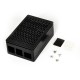 Gabinete ABS preto para Raspberry Pi 4B compat&iacute;vel com instala&ccedil;&atilde;o de ventoinhas 3010/3007 e tela touch 3,5 polegadas - Thumb - 6