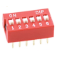 Interruptor Flat Dial 6 pinos 2,54 mm - Thumb - 1