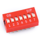 Chave seletora rotativa plana 7 pinos 2,54 mm - Thumb - 1