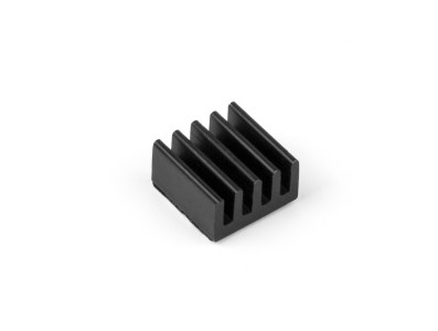 Conjunto de dissipadores 3 em 1 em alum&iacute;nio preto para Raspberry Pi 4B - Imagem 4