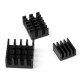Conjunto de dissipadores 3 em 1 em alum&iacute;nio preto para Raspberry Pi 4B - Thumb - 5