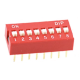 Chave rotativa plana 8 pinos 2,54 mm - Thumb - 1