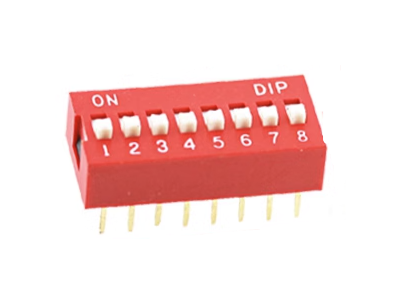 Chave rotativa plana 8 pinos 2,54 mm - Imagem 1
