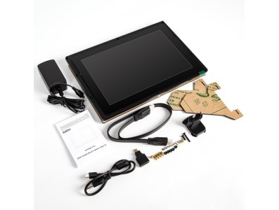 Waveshare Tela LCD IPS Capacitiva 10,1'' HDMI 1280&times;800 com carca&ccedil;a protetora para Raspberry Pi 3/4 - Imagem 5