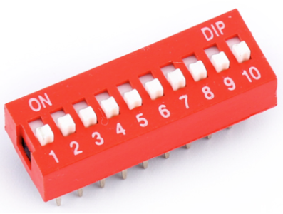 Chave rotativa plana 10 pinos 2,54 mm - Imagem 1