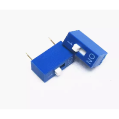 Chave dial plana azul 1 pino 2,54 mm