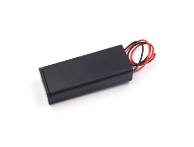 Caixa para 2 pilhas AAA com tampa de cabo e interruptor liga/desliga para micro:bit - Imagem 2
