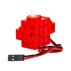 Geek Servo 360&deg; para Micro:bit, suporte Robotbit para LEGO e programa&ccedil;&atilde;o MakeCode