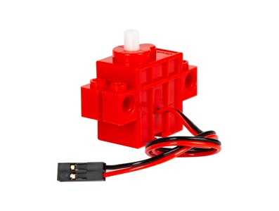 Par de Suportes Geek para Servos 270&deg; e 360&deg; para Micro:bit, Robotbit e LEGO, Programa&ccedil;&atilde;o Makecode - Imagem 1