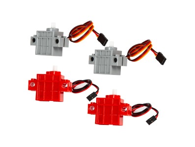 Par de Suportes Geek para Servos 270&deg; e 360&deg; para Micro:bit, Robotbit e LEGO, Programa&ccedil;&atilde;o Makecode - Imagem 5