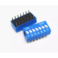 Chave Flat Dial azul 7 pinos 2,54 mm