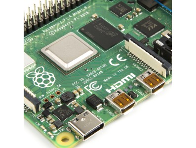 Raspberry Pi 4 Model 4B Vers&atilde;o E14 2GB RAM BCM2711 Quad-core Cortex-A72 1.5GHz, Wi‑Fi Dual Band, Bluetooth, Suporta PoE - Imagem 1