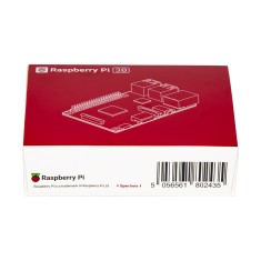 Raspberry Pi 3 Model B 1 GB RAM, Quad Core 1,2 GHz CPU 64 bits, Wi‑Fi e Bluetooth
