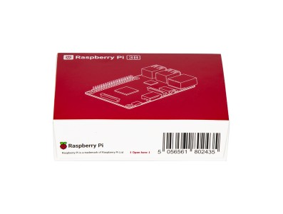 Raspberry Pi 3 Model B 1 GB RAM, Quad Core 1,2 GHz CPU 64 bits, Wi‑Fi e Bluetooth - Imagem 1