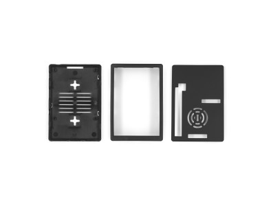 Gabinete ABS preto tamanho maior para Raspberry Pi 3B+/3B (suporta instala&ccedil;&atilde;o de ventiladores ou tela touch de 3,5 polegadas) - Imagem 3