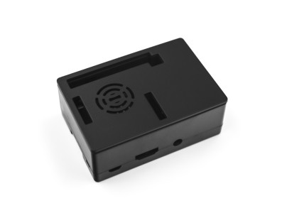 Gabinete ABS preto tamanho maior para Raspberry Pi 3B+/3B (suporta instala&ccedil;&atilde;o de ventiladores ou tela touch de 3,5 polegadas) - Imagem 4
