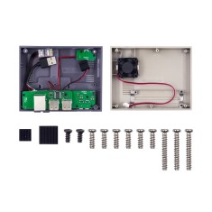 Gabinete Retroflag NESPi para Raspberry Pi 3B/3B+, compat&iacute;vel com ventoinhas, dissipador, parafusos e chave de fenda