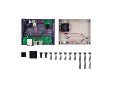 Gabinete Retroflag NESPi para Raspberry Pi 3B/3B+, compat&iacute;vel com ventoinhas, dissipador, parafusos e chave de fenda - Imagem 1