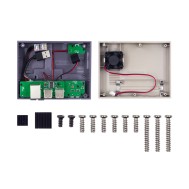 Gabinete Retroflag NESPi para Raspberry Pi 3B/3B+, compat&iacute;vel com ventoinhas, dissipador, parafusos e chave de fenda