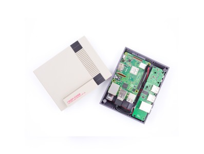 Gabinete Retroflag NESPi para Raspberry Pi 3B/3B+, compat&iacute;vel com ventoinhas, dissipador, parafusos e chave de fenda - Imagem 2