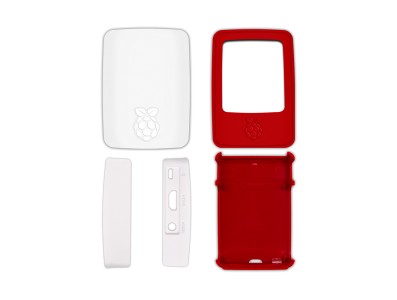 Gabinete oficial em ABS para Raspberry Pi 3B/3B+, vermelho e branco - Imagem 5