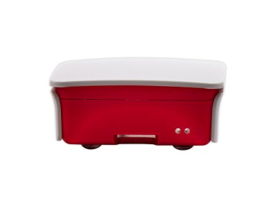 Gabinete oficial em ABS para Raspberry Pi 3B/3B+, vermelho e branco - Imagem 1