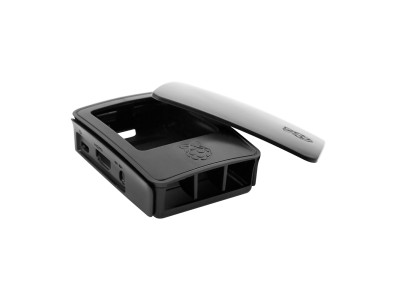 Gabinete oficial preto em ABS para Raspberry Pi 3B / 3B+ - Imagem 4