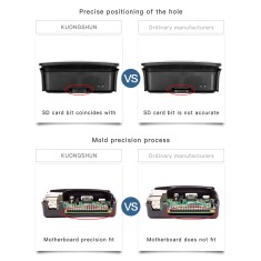 Gabinete oficial preto em ABS para Raspberry Pi 3B / 3B+