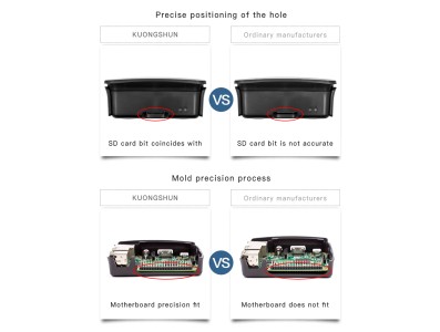 Gabinete oficial preto em ABS para Raspberry Pi 3B / 3B+ - Imagem 1