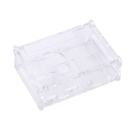 Gabinete acr&iacute;lico transparente para Raspberry Pi 2B/3B/3B+ com abertura para ventoinhas