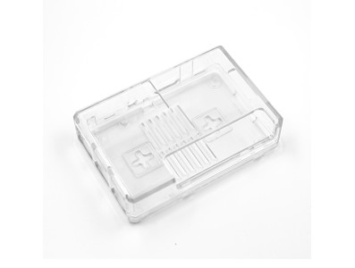 Gabinete ABS branco transl&uacute;cido para Raspberry Pi 2B/3B/3B+ - Imagem 2