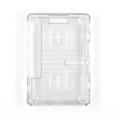 Gabinete ABS branco transl&uacute;cido para Raspberry Pi 2B/3B/3B+