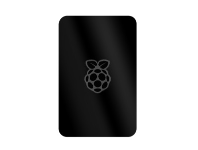 Gabinete em ABS preto com logo para Raspberry Pi 3B/3B+ - Imagem 4