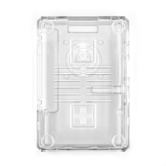 Gabinete Transparente em ABS para Raspberry Pi 3B/3B+ com Porta GPIO Larga de 40 pinos e Suporte para Ventoinhas