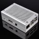 Case em liga de alum&iacute;nio prata brilhante com dissipa&ccedil;&atilde;o de calor para Raspberry Pi 3B/B+ - Thumb - 2