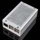 Case em liga de alum&iacute;nio prata brilhante com dissipa&ccedil;&atilde;o de calor para Raspberry Pi 3B/B+ - Thumb - 3