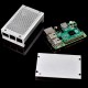 Case em liga de alum&iacute;nio prata brilhante com dissipa&ccedil;&atilde;o de calor para Raspberry Pi 3B/B+ - Thumb - 4