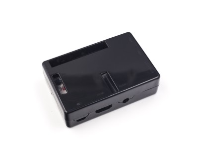 Gabinete ABS preto compat&iacute;vel com Raspberry Pi 3B/3B+ - Imagem 2